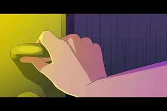 2d animated music video,2d animation,2d cartoon animation, youtube intro twitch