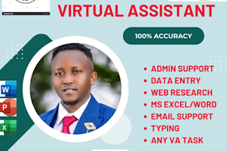 be your professional administrative virtual assistant