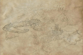 draw a detailed fantasy based map or castle for your needs