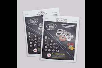 design digital and print ad for magazine, web or newspaper