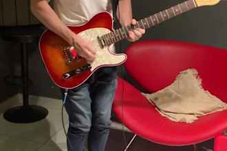 record professional electric guitar tracks