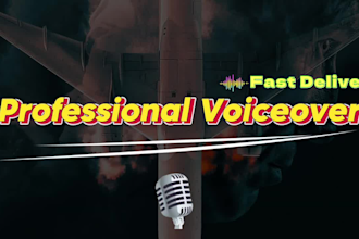 be your next professional voiceover artist for youtube