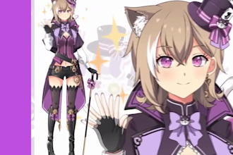 design and rig anime vtuber live 2d vtuber model live2d vtuber commission