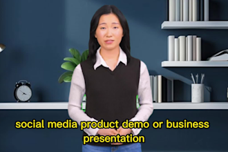 create promotional ai spokesperson for ugc video product review ads video