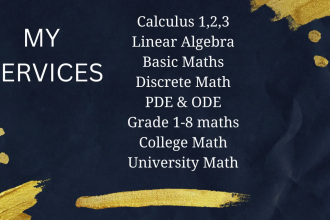 tutor math, high school, college, university math