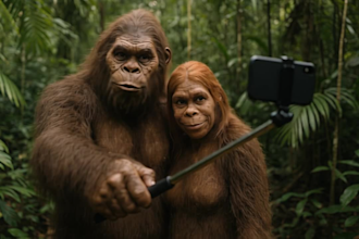 ai bigfoot video bigfoot vlog  ai youtube video veo3