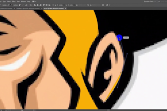trace and recreate your design in vector format