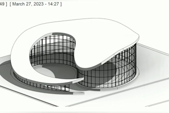 create a concept development diagram,studies,site analysis,3d model for any mass