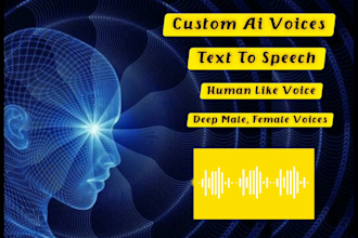 do real human like text to speech voiceover using ai custom voices