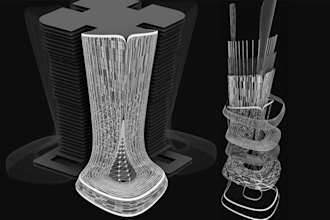 make 3d design facade architecture with rhino grasshopper