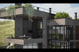 design landscape, garden, backyard, terrace and pool