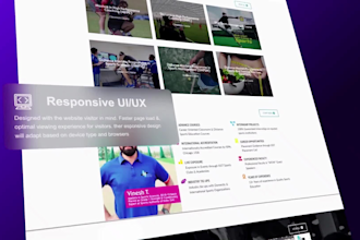 design develop a wordpress site with elementor and jetengine