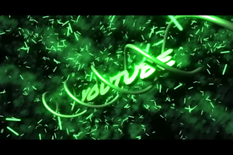 create amazing youtube logo animation intro and outro