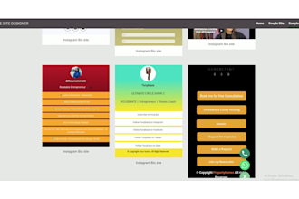 create professional  website using google sites