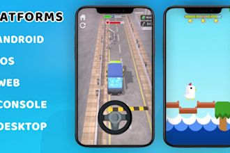 develop unity game for mobile IOS and android
