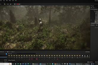 create 3d environment level design for mobile game development in blender unreal