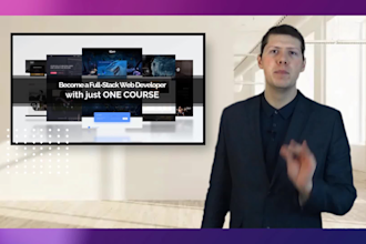 create a video promotion for your udemy course with professional animated video