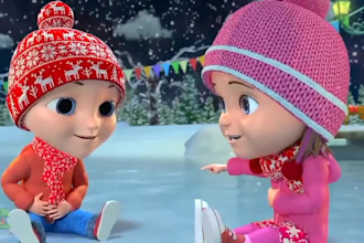 create a happy christmas animation video or merry christmas video and new year