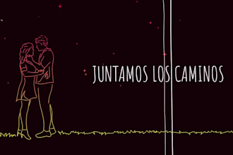 create unique animated hand drawn lyric video for your songs