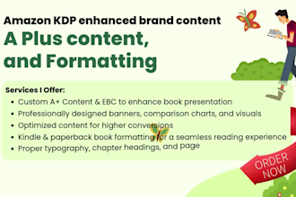 do KDP enhanced brand content, a plus content and formatting