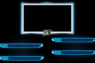 do animated twitch overlay, twitch alerts, screens, facecam, panels
