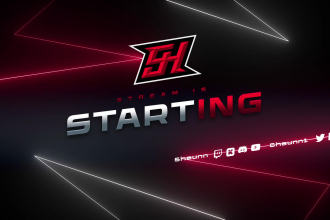 design animated starting soon, offline screen for twitch youtube kick
