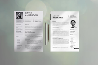 perfectly design resume cv design cover letter template