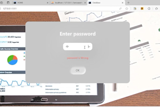 develop and design admin dashboard and control panel django react figma