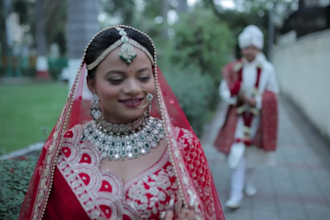 create cinematic wedding video with trending music and with color grade