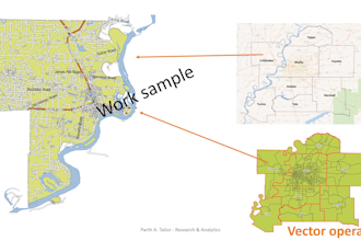 high resolution map, spatial analysis