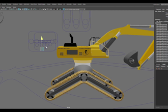 rig any advanced vehicle professionally for maya