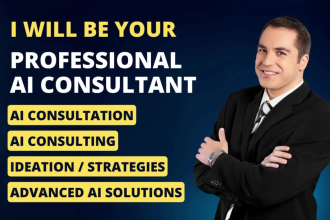 do ai consultation and ai consulting for your business and be your ai consultant