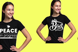 design typography graphic minimalist summer t shirt design to product