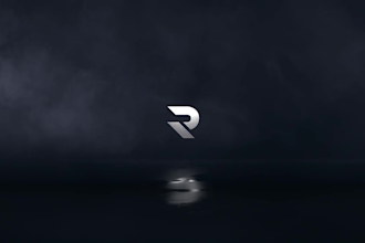 make cool smoke logo animation