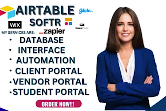 your airtable crm inventory softr vendor client airtable interface expert
