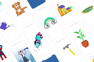 create stunning interactive svg animation json lottie for web or app
