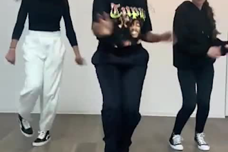do a viral afro dance with group dancers for your tiktok, instagram reels