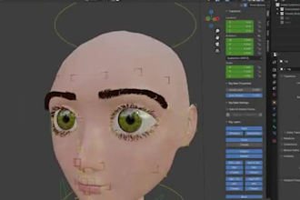 flexible 3d rig,simulation,maya humanik rig,metahuman rig,face animation,lipsync