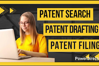 do patent search, patent drafting and patent filing