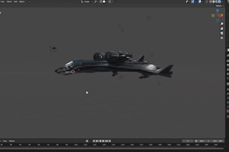 design a sci fi spaceship