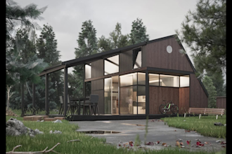 create stunning renders for real estate interior and exterior