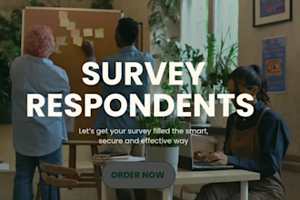get 500 real survey respondents for online survey polls market research jotform