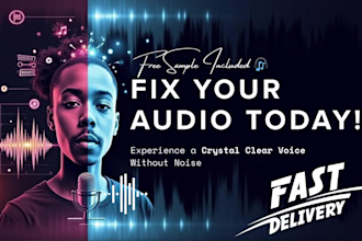 remove background noise, wind, echo from a video or audio file