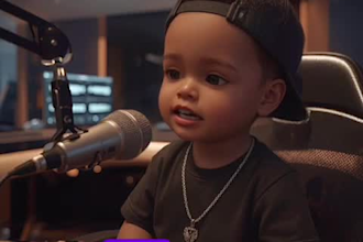 create viral ai baby podcast talking avatar ai for tiktok, youtube and instagram