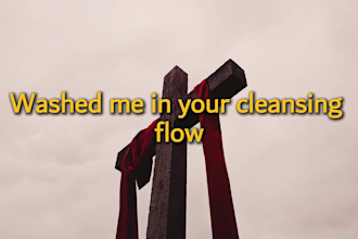 create a lyric video for your christian song