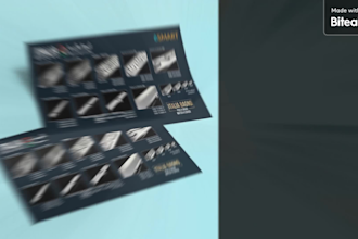 do postcard, leaflet, and door hanger layout to print