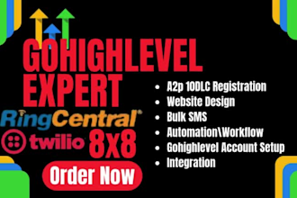 do 10dlc a2p gohighlevel dialpad ivr voip twilio,ringcentral tcr 8x8 grasshopper