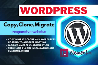 create clone redesign  rebuild website using woocommerce