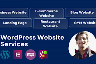 redesign copy clone duplicate any website to wordpress elementor