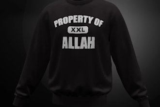 make you a 3d clothing mockup for your brand